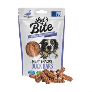 Let's Bite Premium Snacks Duck Bars 80gr