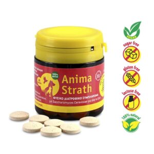 Anima-strath Συμπλήρωμα Διατροφής Σκύλου και Γάτας 200tabs