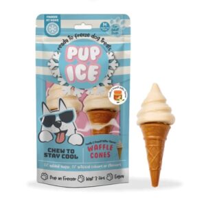 Imagineless Pup Ice Παγωτό με γεύση Φυστικοβούτυρο και Βανίλια 2τμχ 110gr