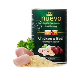 Nuevo Junior Chicken and Beef with Rice - 400gr