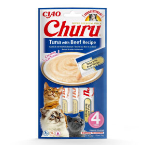 Inaba Churu Cat Tuna and Beef 56gr (4 x 14gr)