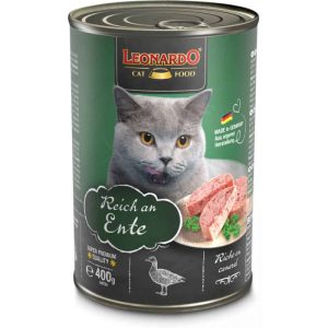 Leonardo Duck Super Premium Κονσέρβα Γάτας με Πατέ Πάπιας 400gr